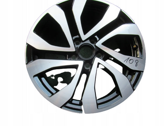 1x Alufelge 17 Zoll 7.0" 5x112 45ET Glanz Schwarz 2GA601025 VW T-Roc Rim Wheel FEL9741608409nj