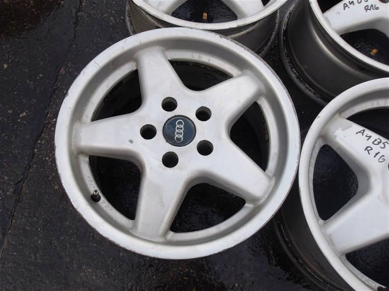 4x Alufelge 16 Zoll 7.5" 5x112 35ET Glanz Silber Audi A4 B5 Rim Wheel FEL5578453791by