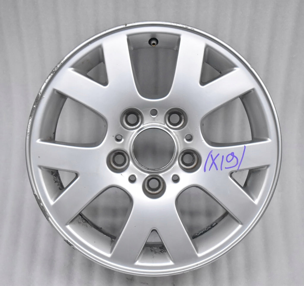 1x Alufelge 15 Zoll 6.5" 5x120 42ET Glanz Silber 1095369 BMW 3 E46 E90 Rim Wheel