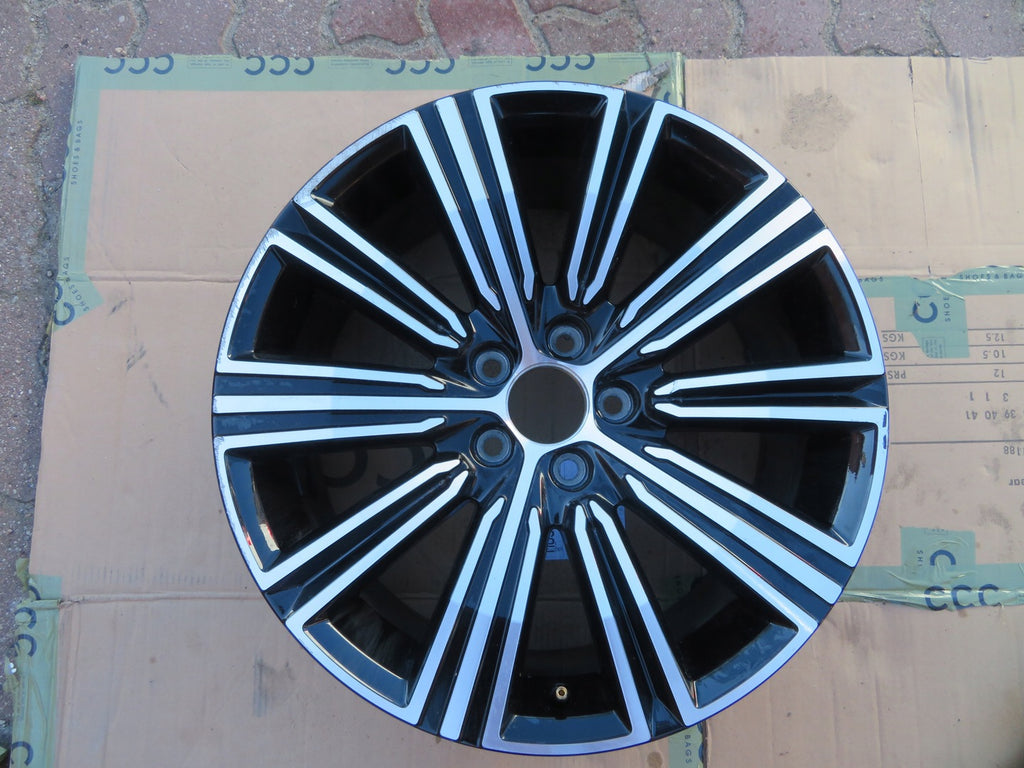 1x Alufelge 18 Zoll 8.0" 5x108 42ET Glanz Schwarz 31471312 Volvo S60 V60