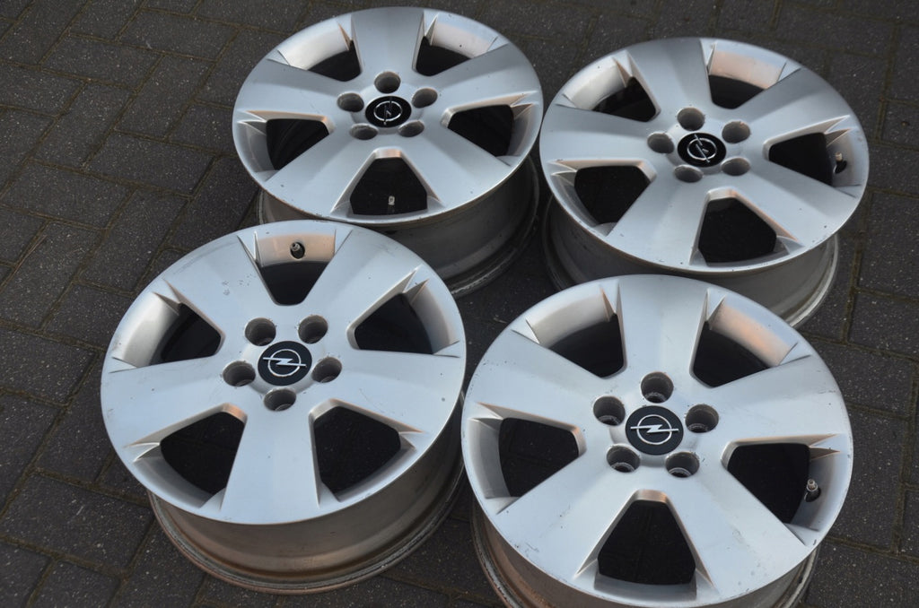 4x Alufelge 16 Zoll 6.5" 5x110 41ET Opel Astra H Zafira B Meriva Rim Wheel FEL7661163827bs