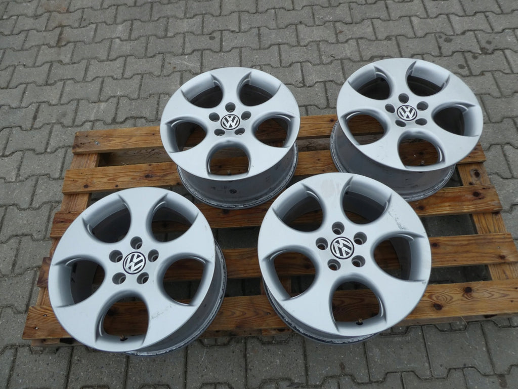 4x Alufelge 17 Zoll 7.5" 5x112 51ET Glanz Silber 1K0601025BB VW Rim Wheel FEL8276220864ua