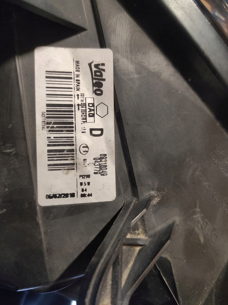 Frontscheinwerfer Citroën Berlingo 89318049 Rechts Scheinwerfer Headlight