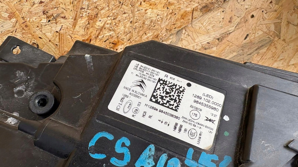 Frontscheinwerfer Citroën C5 III Aircross 9845355980 LED Rechts oder Links