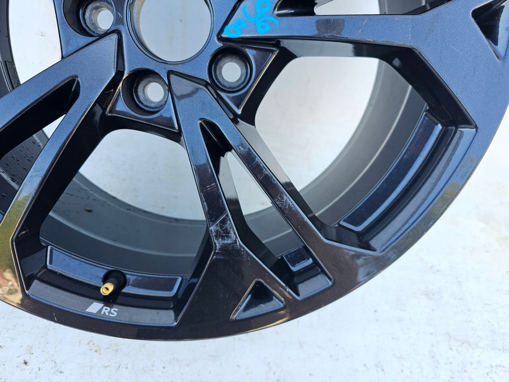 1x Alufelge 18 Zoll 8.0" 5x112 46ET Glanz Schwarz 8Y0601025CF Audi A3 Rim Wheel FEL5188503903as