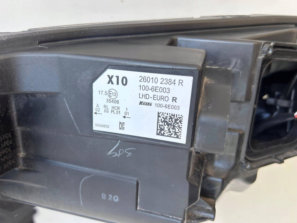 Frontscheinwerfer Renault Zoe 260102384R LED Rechts Scheinwerfer Headlight SCH7531270763ed