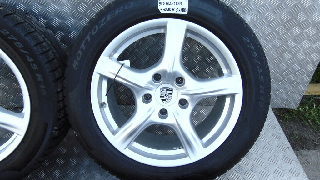 4x Alufelge 18 Zoll 9.0" 5x130 53ET Glanz Grau 97036213802 Porsche Panamera 970 FEL2269151368ph