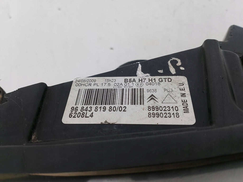 Frontscheinwerfer Citroën C4 I 9684381980 Links Scheinwerfer Headlight