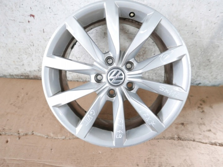 1x Alufelge 17 Zoll 7.0" 5x112 49ET 5G0601025BH VW Golf VII I Rim Wheel FEL2875589659pm