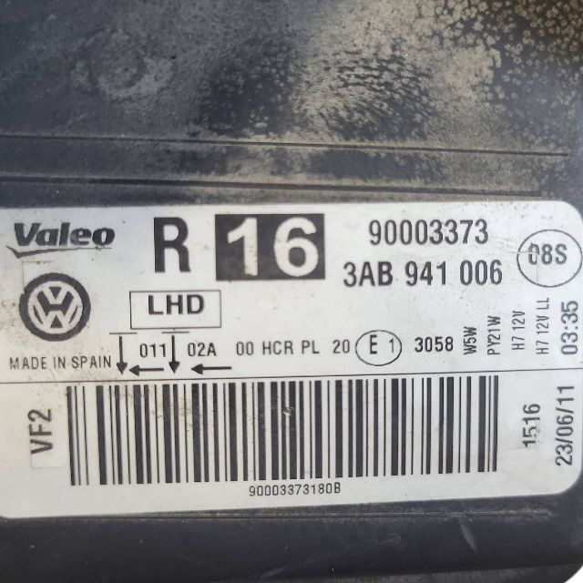 Frontscheinwerfer VW Golf VII 3AB941006 90003373 Rechts Scheinwerfer Headlight SCH2117437553af