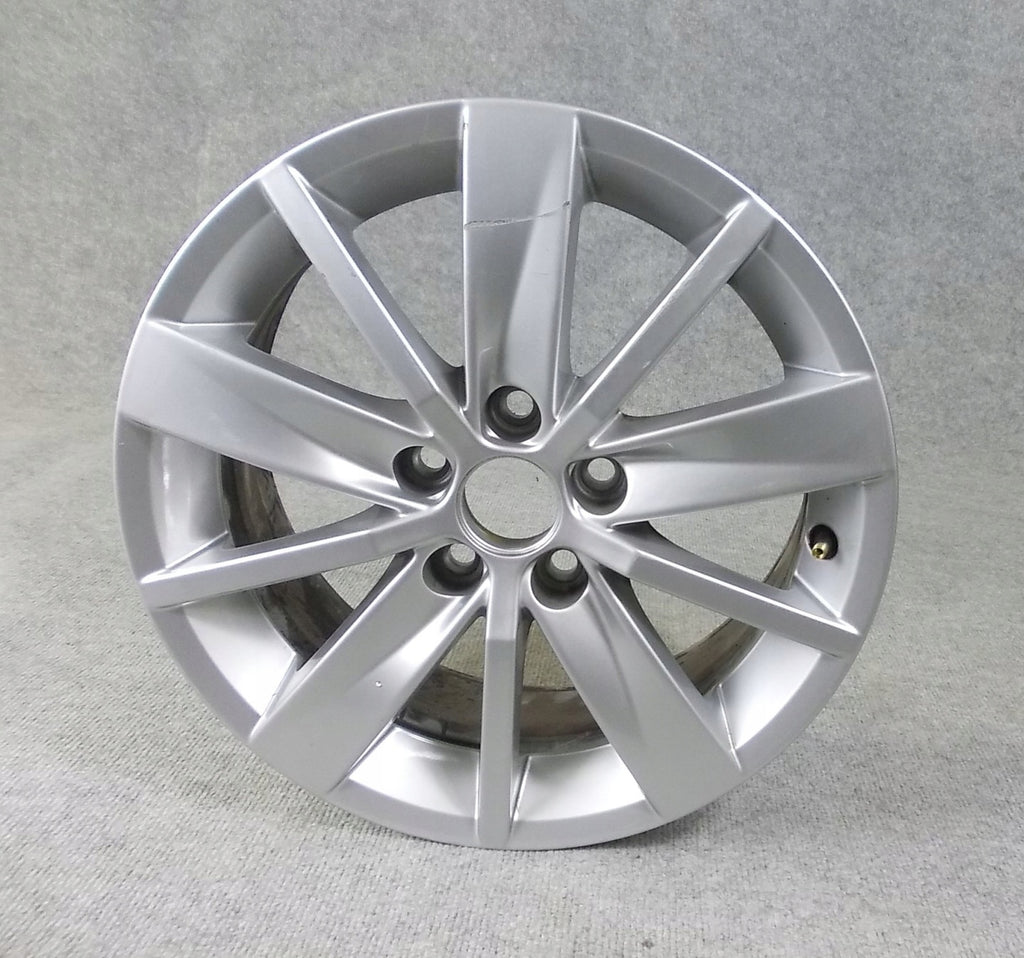 1x Alufelge 15 Zoll 6.0" 5x100 40ET Glanz Silber 6C0601025 VW Polo Rim Wheel