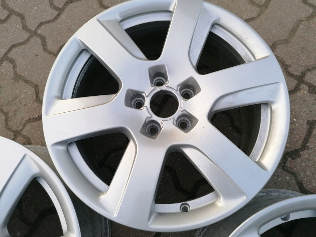 4x Alufelge 17 Zoll 7.5" 5x112 37ET Glanz Silber 4G0601025L Audi A6 A4 Rim Wheel FEL2187697855di