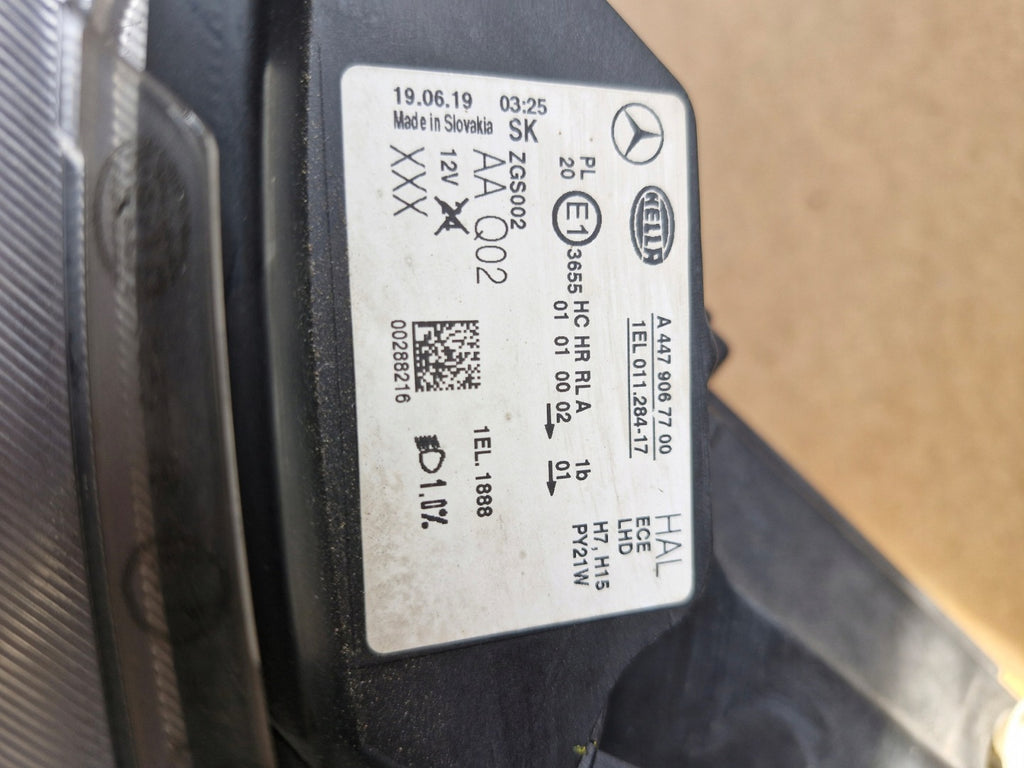Frontscheinwerfer Mercedes-Benz Vito W447 A4479067700 1EL01128417 Links SCH7653846273wk