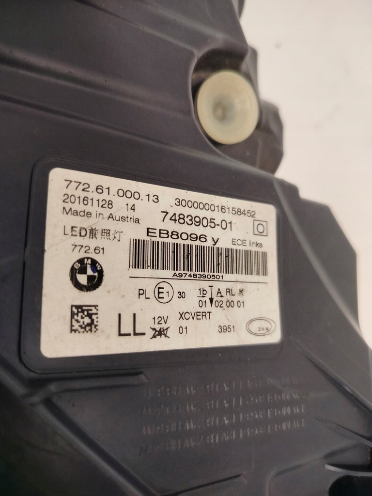 Frontscheinwerfer BMW G11 7483905-01 Full LED Links Scheinwerfer Headlight SCH6312163268qd