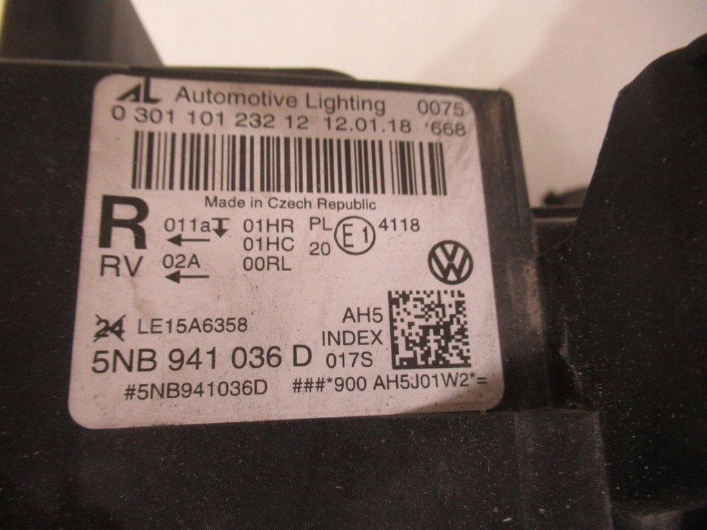Frontscheinwerfer VW Tiguan 5NB941036D LED Rechts Scheinwerfer Headlight SCH1426215272cw