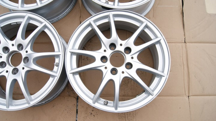 4x Alufelge 16 Zoll 6.5" 5x112 49ET Glanz Silber A2464011302 Mercedes-Benz W246 FEL6339835847yc