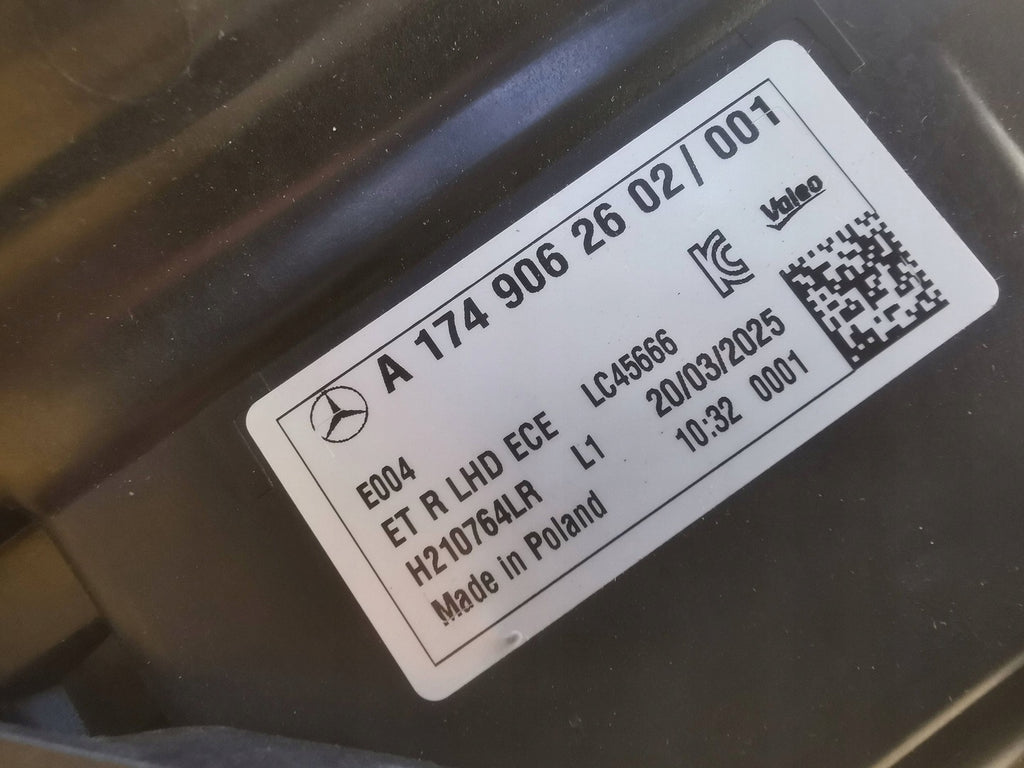 Frontscheinwerfer Mercedes-Benz Cla A1749062602 LED Rechts Headlight SCH8838759309uz