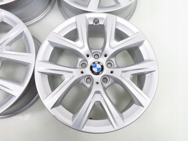 4x Alufelge 17 Zoll 6.5" 5x112 39ET Glanz Silber 6856076 BMW F39 X1 F48 FEL2412237320zg