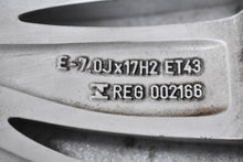 Laden Sie das Bild in den Galerie-Viewer, 1x Alufelge 17 Zoll 7.0" 5x112 43ET Glanz Silber 8U0601025P Audi Q3 Rim Wheel FEL4405008995tj