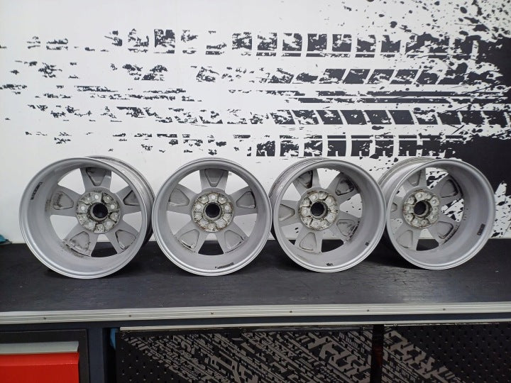 4x Alufelge 15 Zoll 5.5" 5x112 46ET Glanz Silber 6855110 Mini Rim Wheel FEL2690844308dy