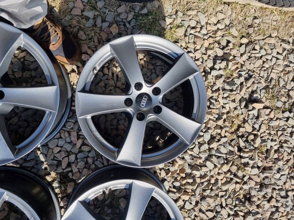 4x Alufelge 17 Zoll 7.5" 5x112 28ET Graphit Audi Super Rim Wheel FEL4751236703jr