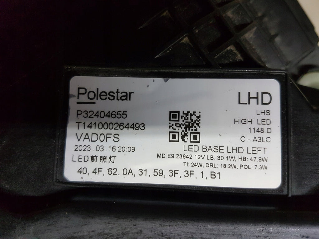 Frontscheinwerfer Polestar 32404655 Full LED Links Scheinwerfer Headlight SCH9602379563xl