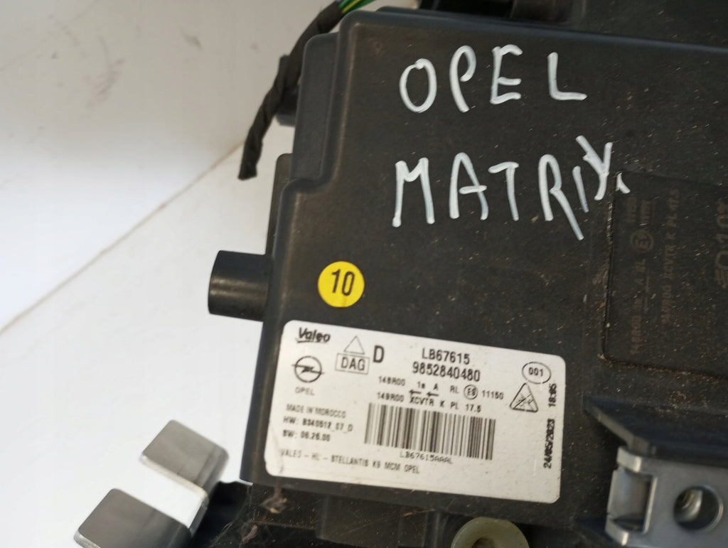 Frontscheinwerfer Opel Combo 9852795980 9852840480 Ein Stück (Rechts oder Links) SCH3213030349ha