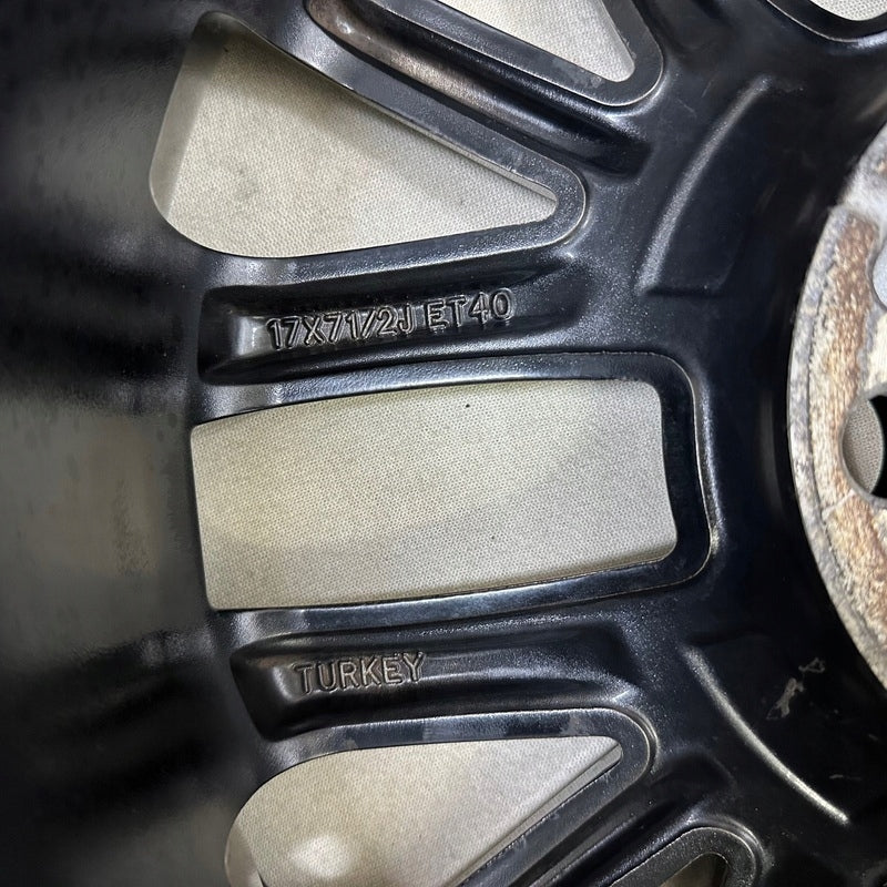 1x Alufelge 17 Zoll 7.5" 5x114.3 40ET Glanz Schwarz PW457-02008 Toyota Corolla FEL9962179197rc