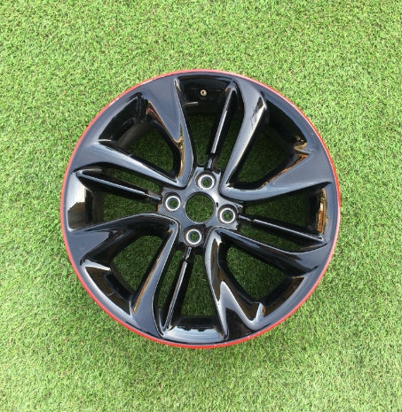 1x Alufelge 17 Zoll 7.0" 4x100 44ET OP035K3 Opel Corsa Rim Wheel