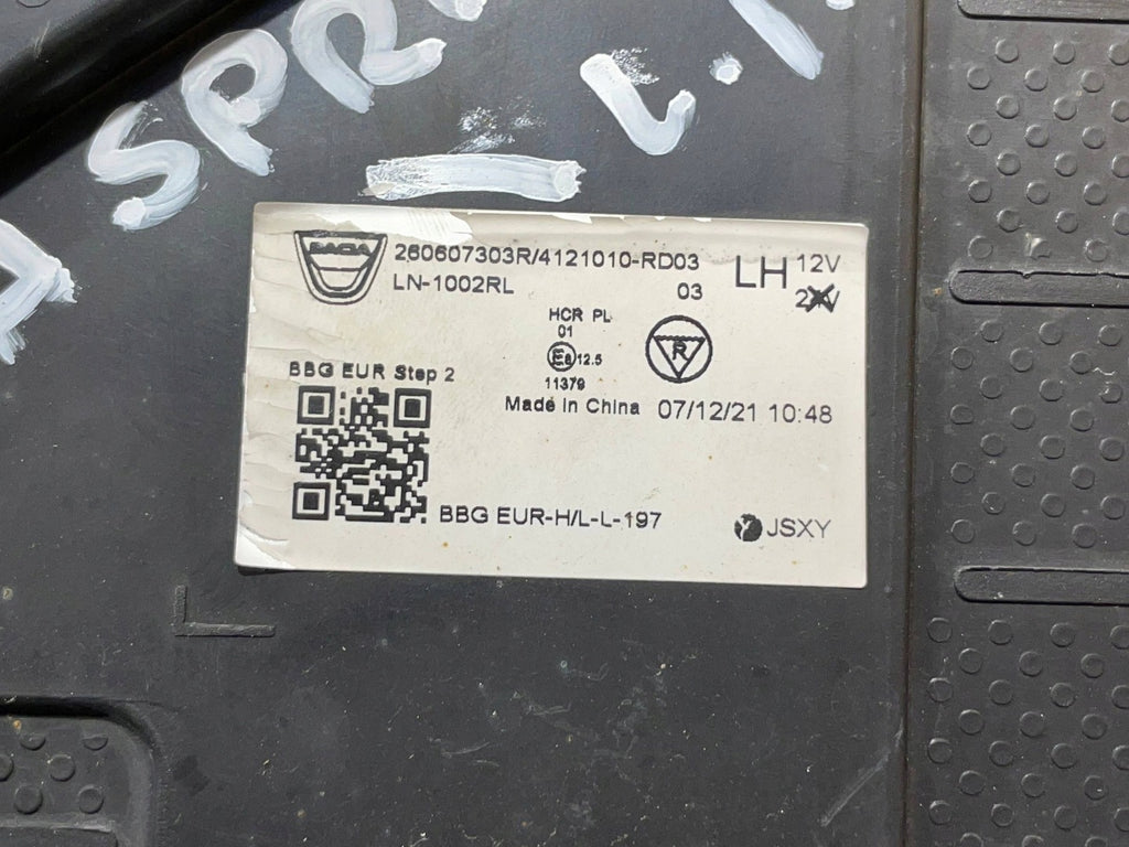 Frontscheinwerfer Dacia Spring 260607303R Ein Stück (Rechts oder Links)