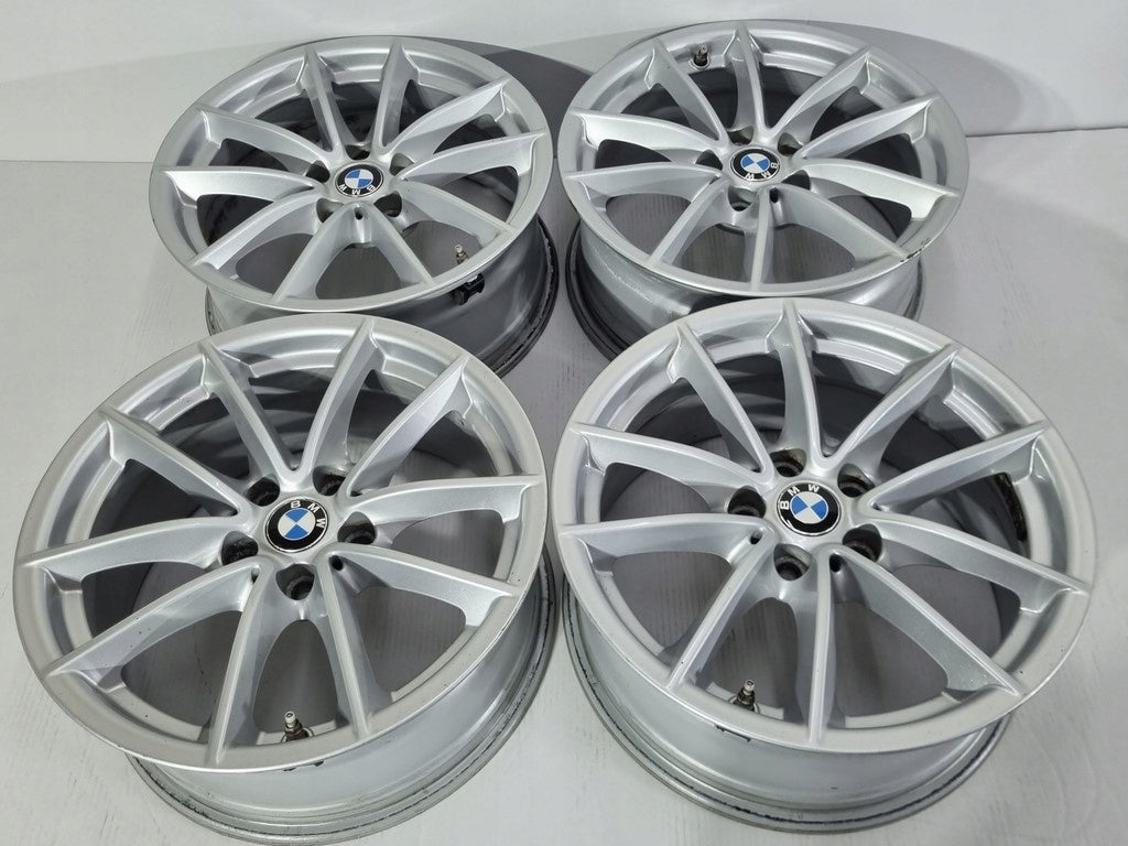 4x Alufelge 17 Zoll 7.5" 5x112 27ET Glanz Silber BMW Rim Wheel FEL6756263863iz