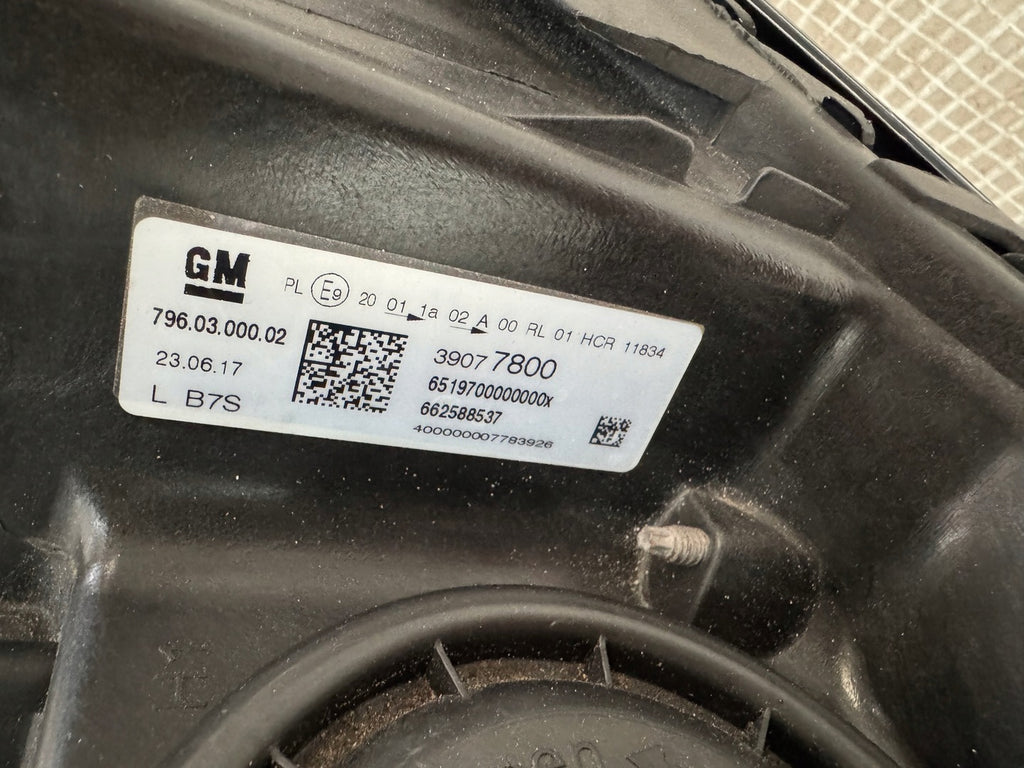 Frontscheinwerfer Opel Astra 39077800 LED Links Scheinwerfer Headlight SCH3627740578qd