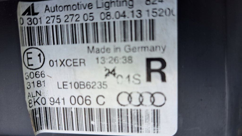 Frontscheinwerfer Audi A4 B8 8K0941006C Bi-Xenon Rechts Scheinwerfer Headlight