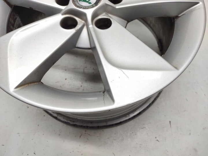 1x Alufelge 16 Zoll 7.0" 5x112 45ET Glanz Silber 5L0601025E Seat I Yeti 5l FEL5317397592gk