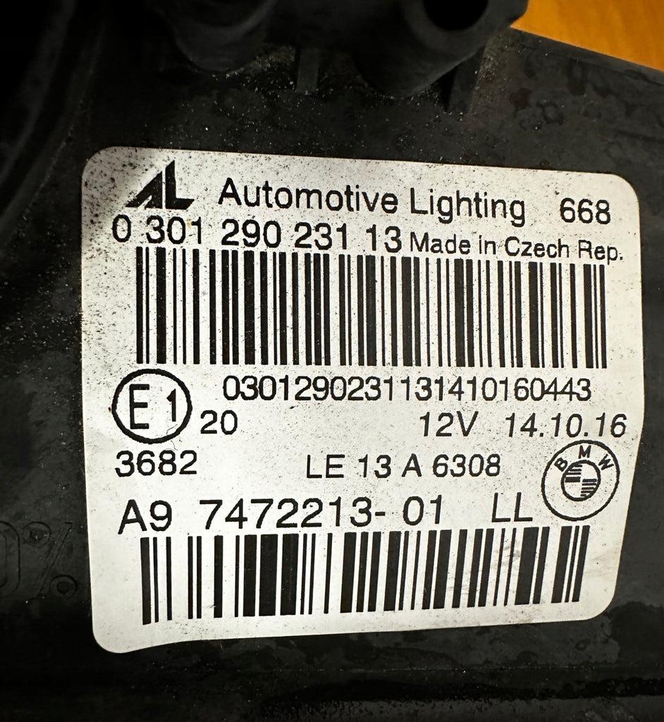 Frontscheinwerfer BMW F45 F46 7472213 LED Links Scheinwerfer Headlight SCH8711419114fh