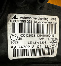 Laden Sie das Bild in den Galerie-Viewer, Frontscheinwerfer BMW F45 F46 7472213 LED Links Scheinwerfer Headlight SCH8711419114fh