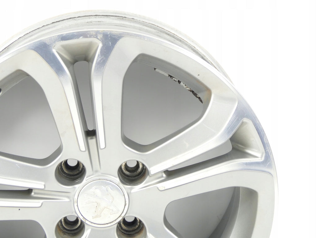 1x Alufelge 16 Zoll 6.0" 4x108 23ET Rot 9673773677 Peugeot 208 I Rim Wheel FEL8515766728hf