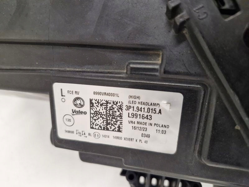 Frontscheinwerfer Skoda Superb I 3P1941015A LED Links Scheinwerfer Headlight SCH9127603784bs