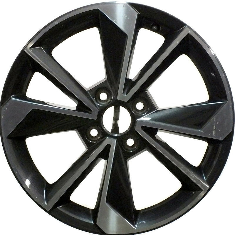 1x Alufelge 16 Zoll 6.0" 4x100 43ET Glanz Graphit 1ST601025AC Mg Citigo