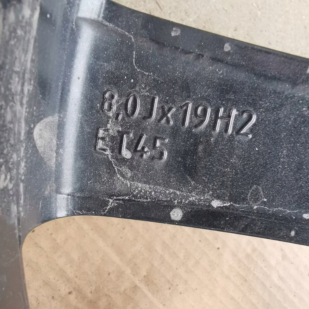 1x Alufelge 19 Zoll 8.0" 5x112 45ET Glanz Schwarz 5LA601025 Skoda Enyaq FEL1644094139fv