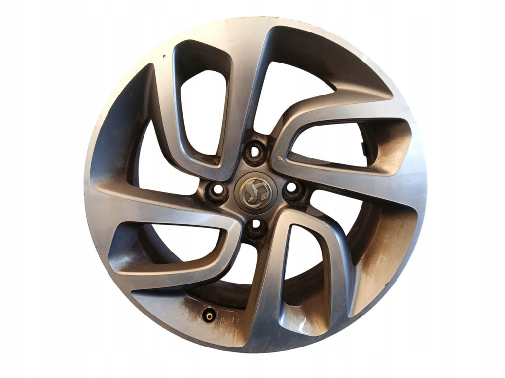 1x Alufelge 16 Zoll 6.5" 4x108 20ET Glanz Silber 39007897 Opel Crossland X FEL6387625318dn
