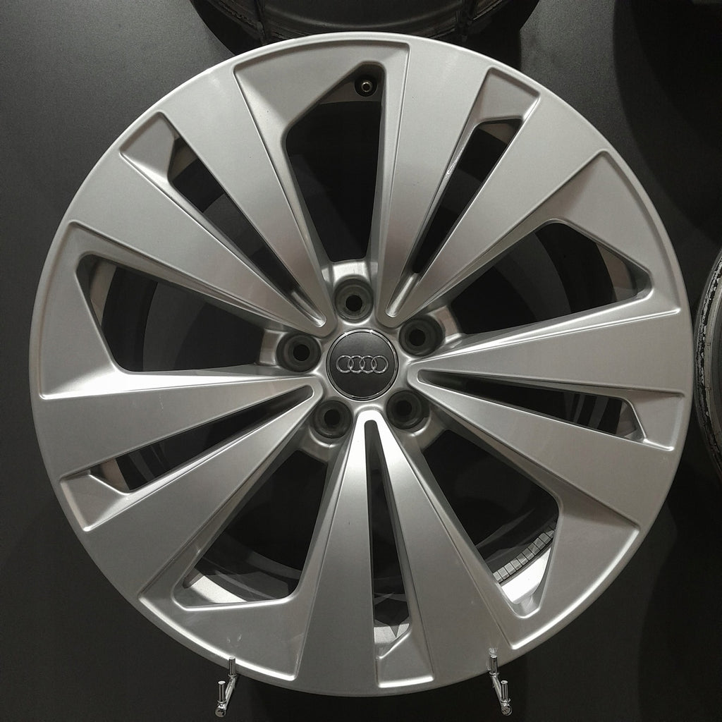 4x Alufelge 19 Zoll 8.5" 5x112 20ET Glanz Silber 4M8601025 Audi Rim Wheel FEL9035847364eu
