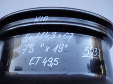 Laden Sie das Bild in den Galerie-Viewer, 1x Alufelge 19 Zoll 7.5&quot; 5x114.3 49 5ET 52910-C5330 Kia Rim Wheel