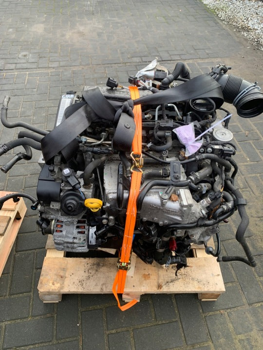 Motor Seat Skoda VW I CRMA CRMB 2.0 TDI 117TKm Diesel Engine Komplett MOT2407032864lt