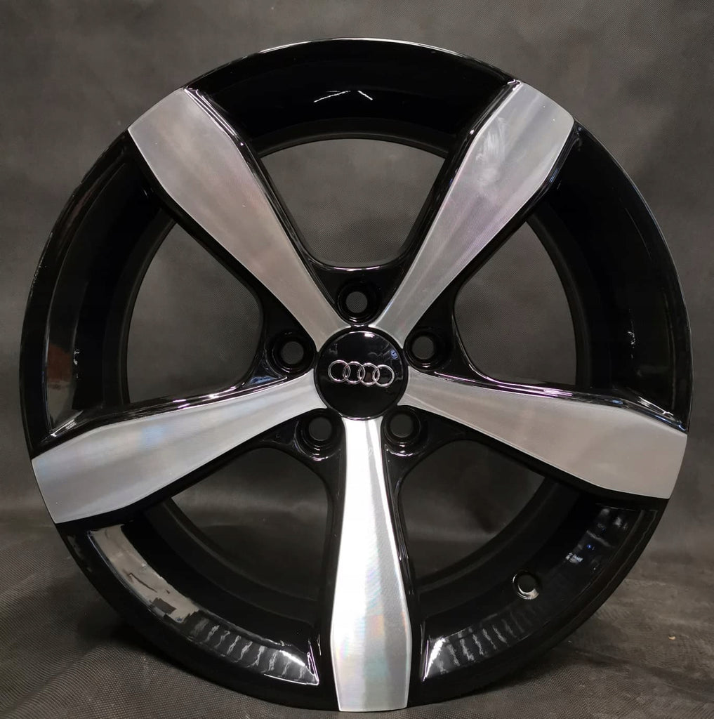 4x Alufelge 16 Zoll 6.0" 5x100 30ET Glanz Schwarz 8X0071496 Audi A1 Rim Wheel FEL9739517741ok
