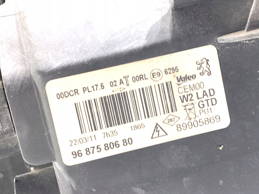 Frontscheinwerfer Peugeot 508 Sw I 9687580680 Links Scheinwerfer Headlight SCH7306086492xh