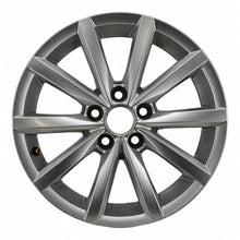 Load image into Gallery viewer, 1x Alufelge 15 Zoll 6.0&quot; 5x100 40ET Glanz Silber 6C0601025F Vw Rim Wheel