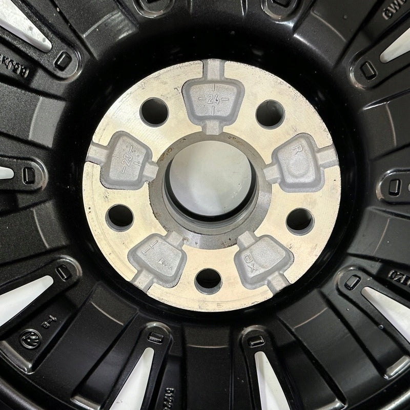 1x Alufelge 17 Zoll 6.5" 5x112 41ET Glanz Graphit 3V0601025 Mg Superb Rim Wheel