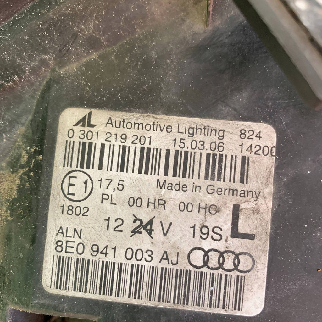 Frontscheinwerfer Audi A4 8E0941003AJ Links Scheinwerfer Headlight SCH4437904796oe