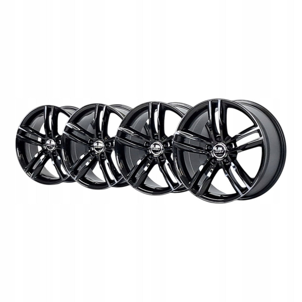 4x Alufelge 18 Zoll 8.0" 5x112 35ET Glanz Schwarz 8K0601025 Audi A4 B7 Rim Wheel FEL6694529644vs